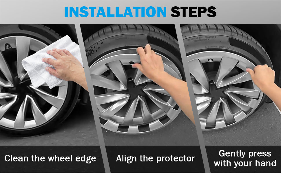 Youten 20" Rim Edge Protectors for Tesla Model Y Juniper