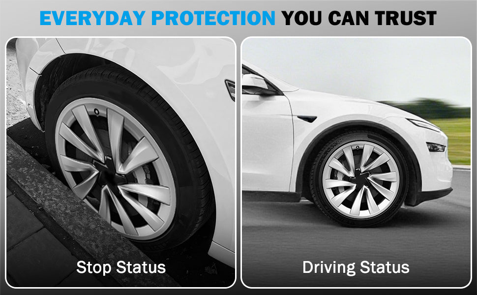 Youten 20" Rim Edge Protectors for Tesla Model Y Juniper