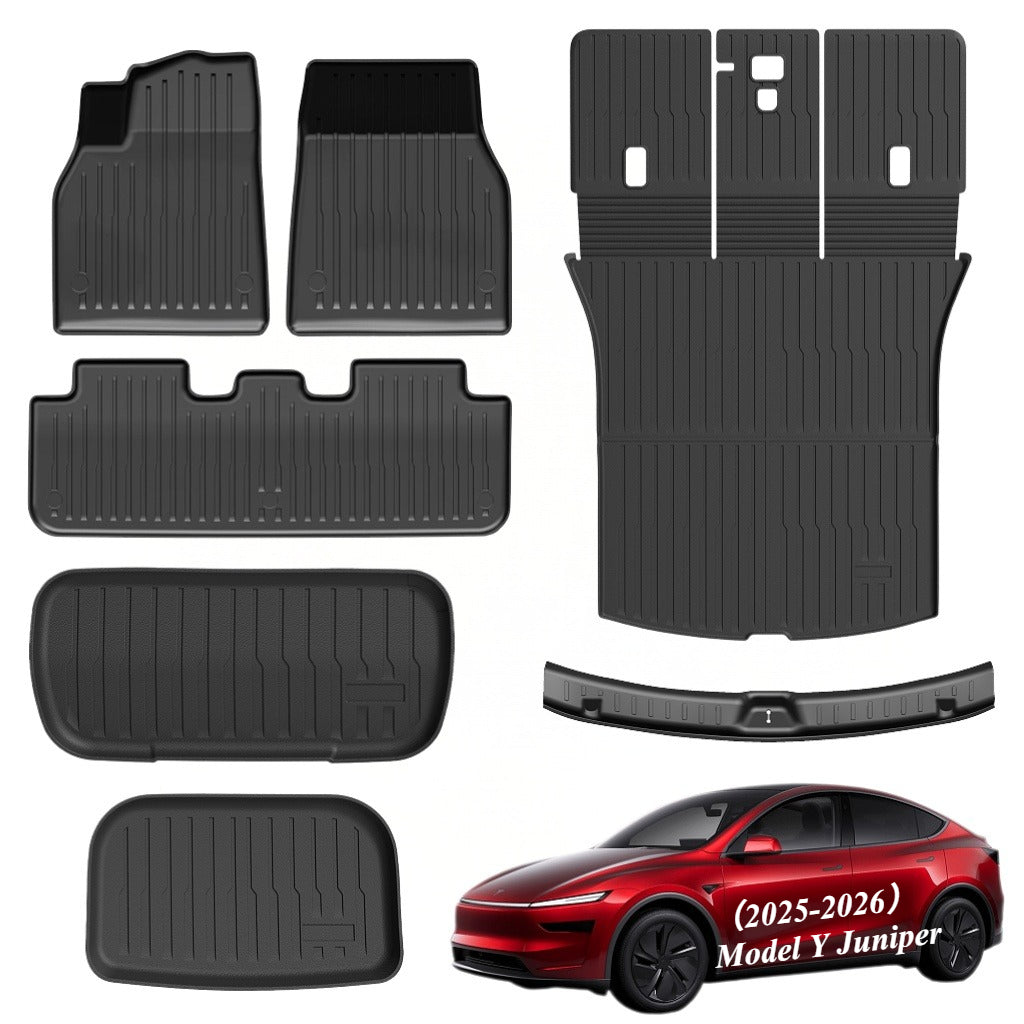 Youten TPE Floor Mats for Tesla Model Y Juniper (Half Coverage)