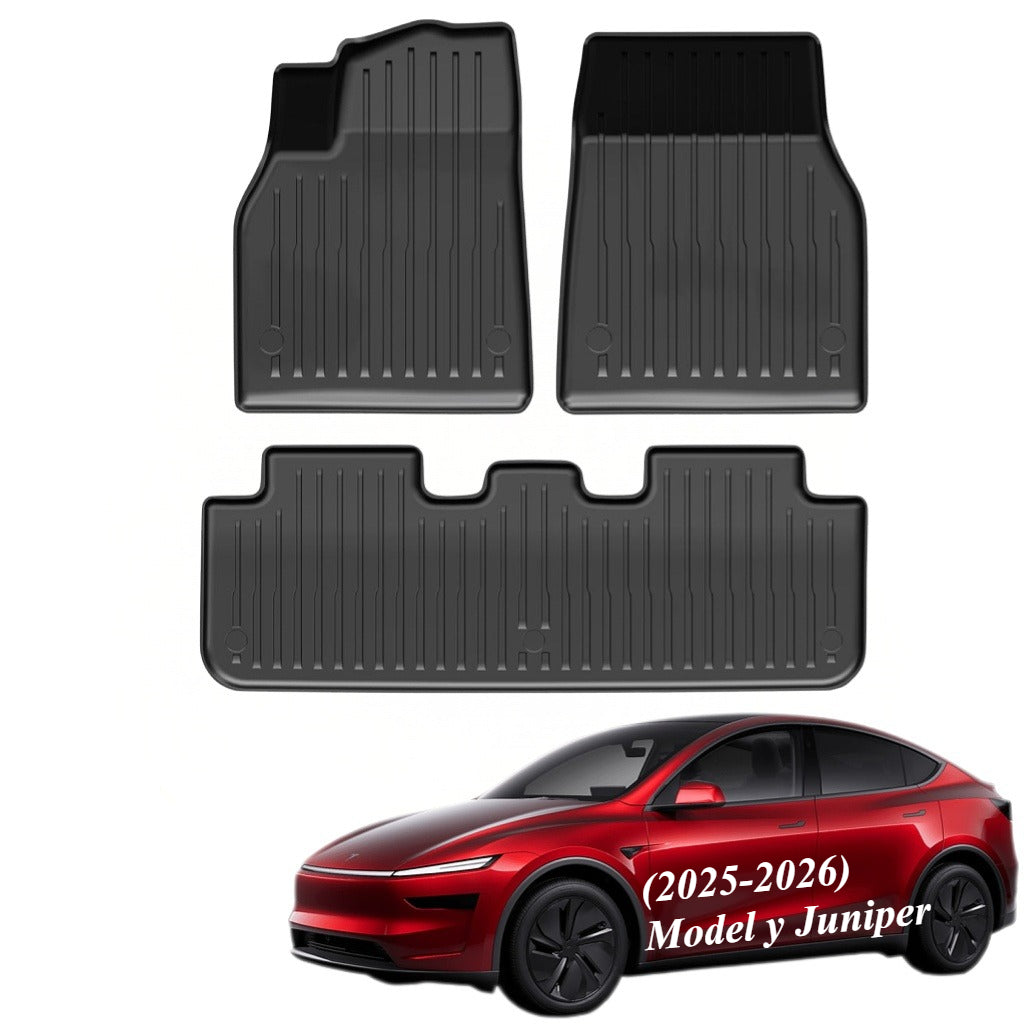 Youten TPE Floor Mats for Tesla Model Y Juniper (Half Coverage)
