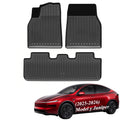 Youten TPE Floor Mats for Tesla Model Y Juniper (Half Coverage)
