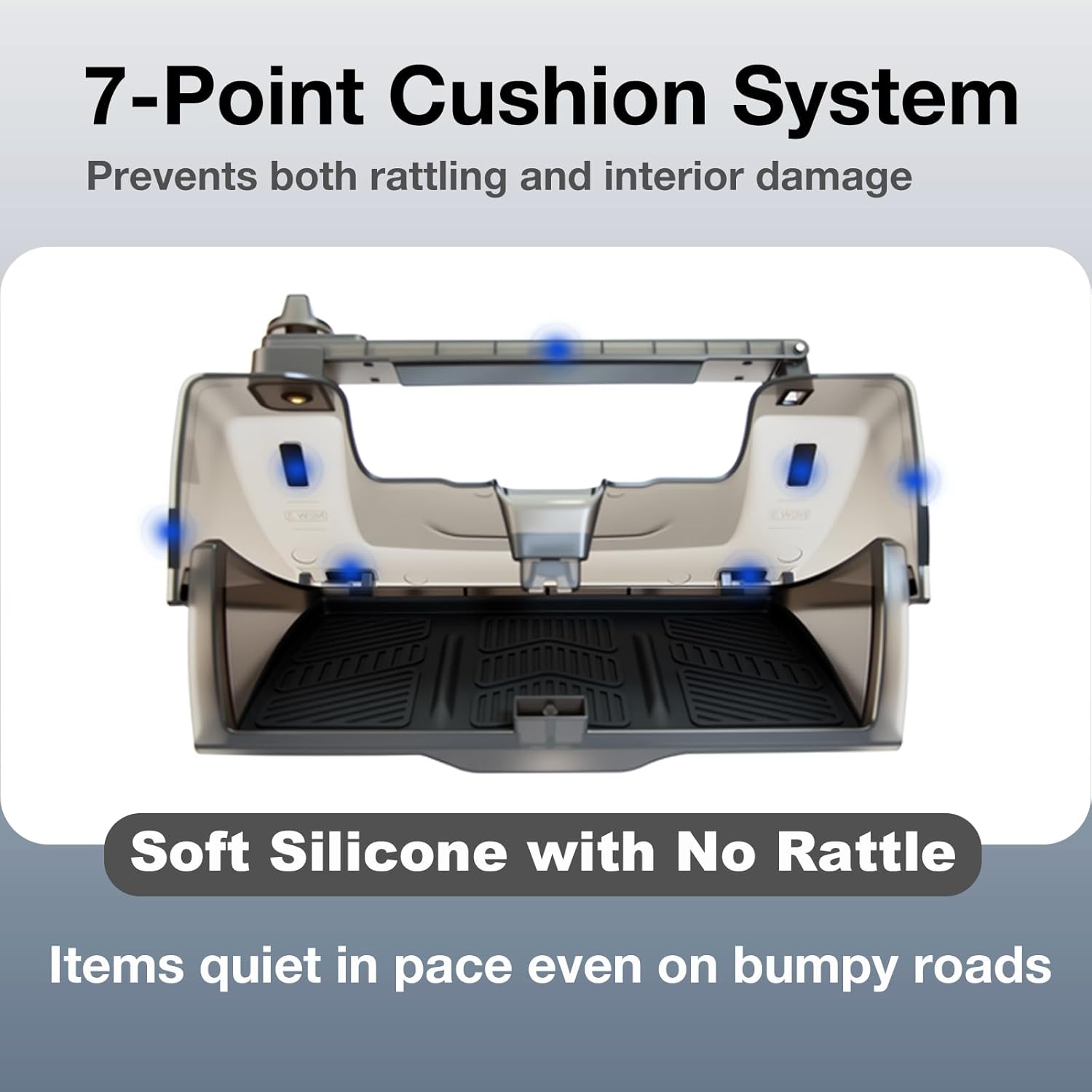 Youten Tesla Under Screen Storage Box | Model 3 / Model Y Hidden Console Organizer