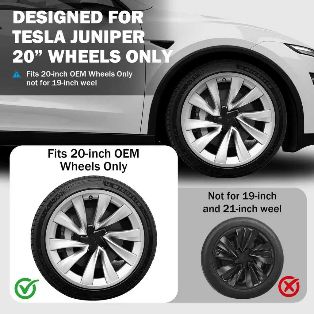 Youten 20" Rim Edge Protectors for Tesla Model Y Juniper
