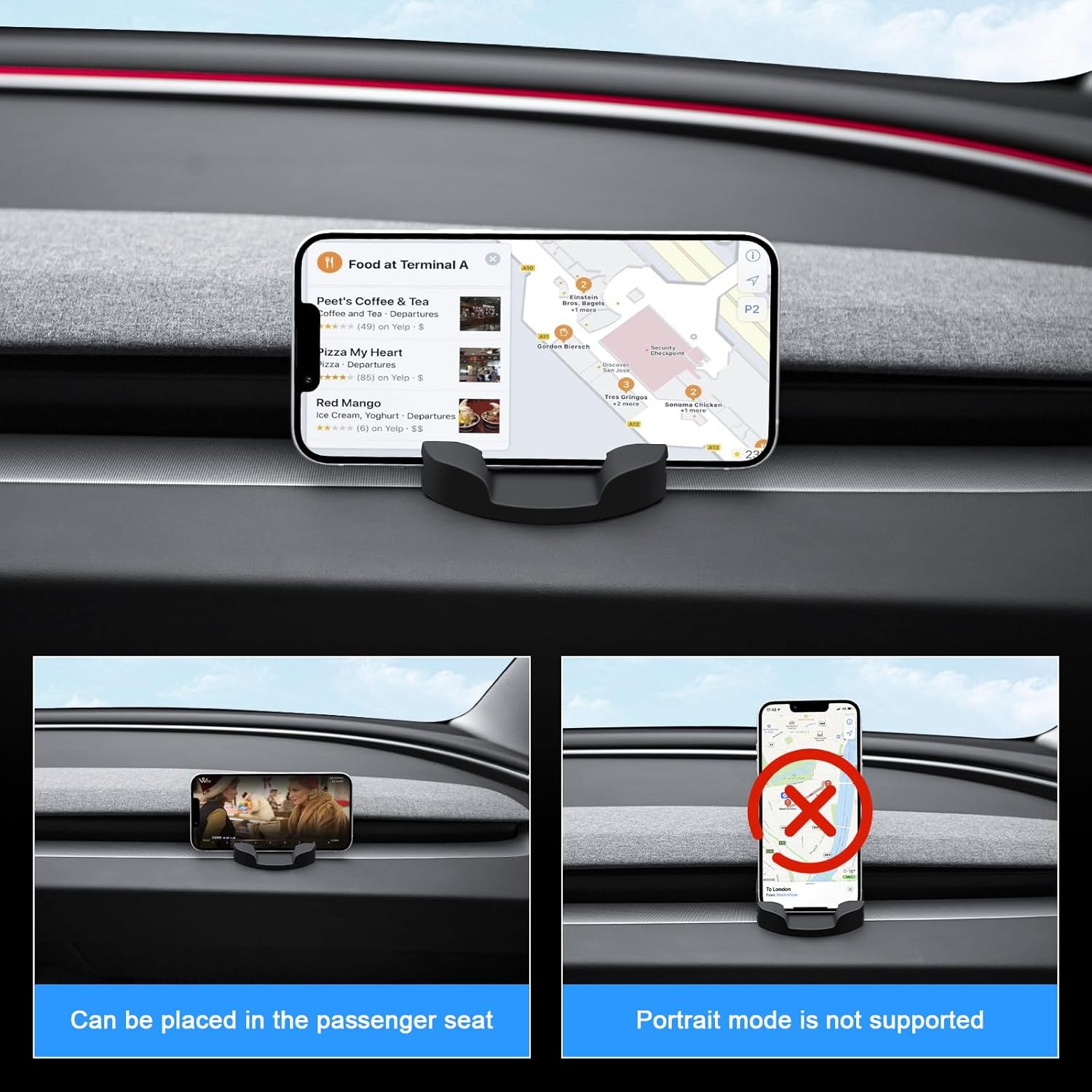 Youten Tesla Silicone Phone Mount | Model 3 / Model Y