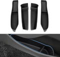 Youten 4PCS TPE Door Side Storage Trays, Front & Rear Door Organizer Inserts for 2025-2026 Tesla Model Y Juniper