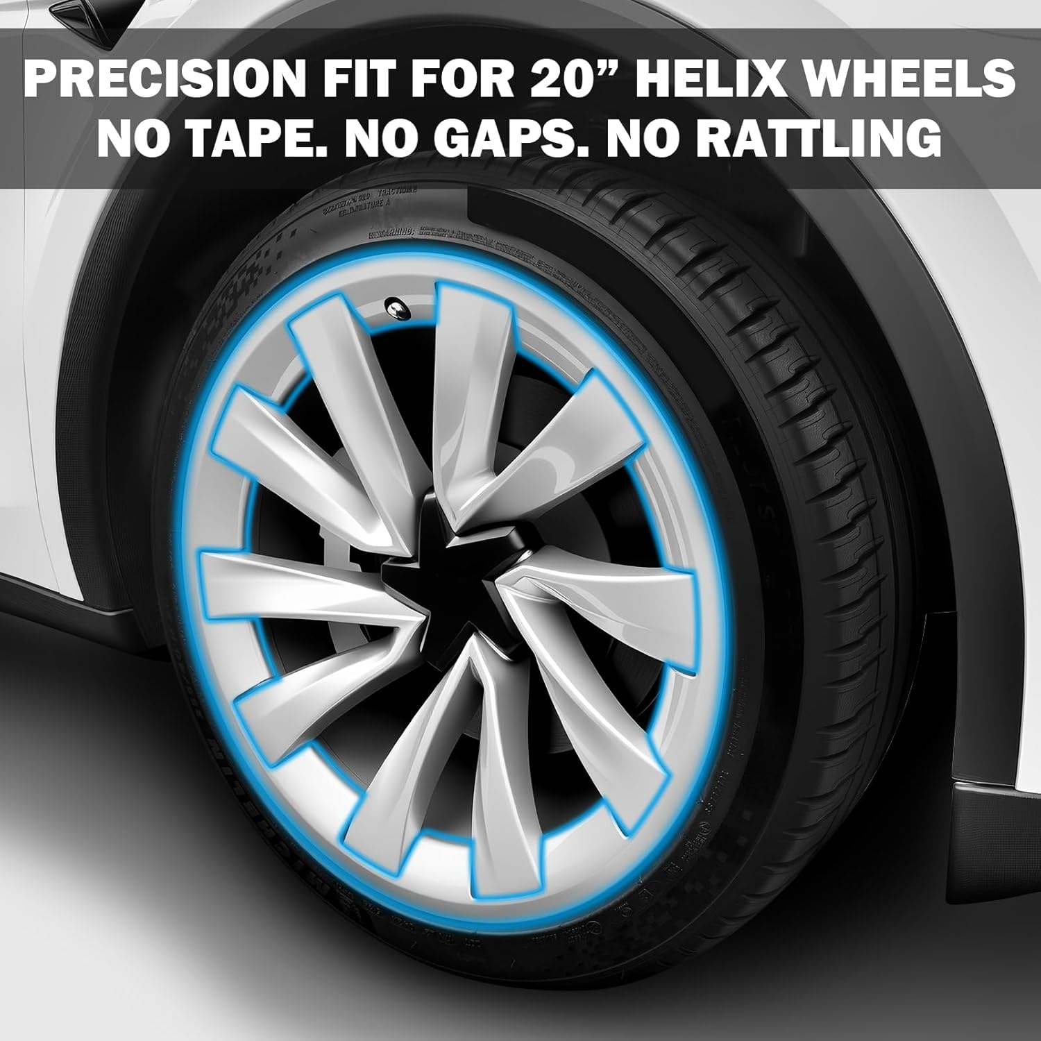 Youten 20" Rim Edge Protectors for Tesla Model Y Juniper