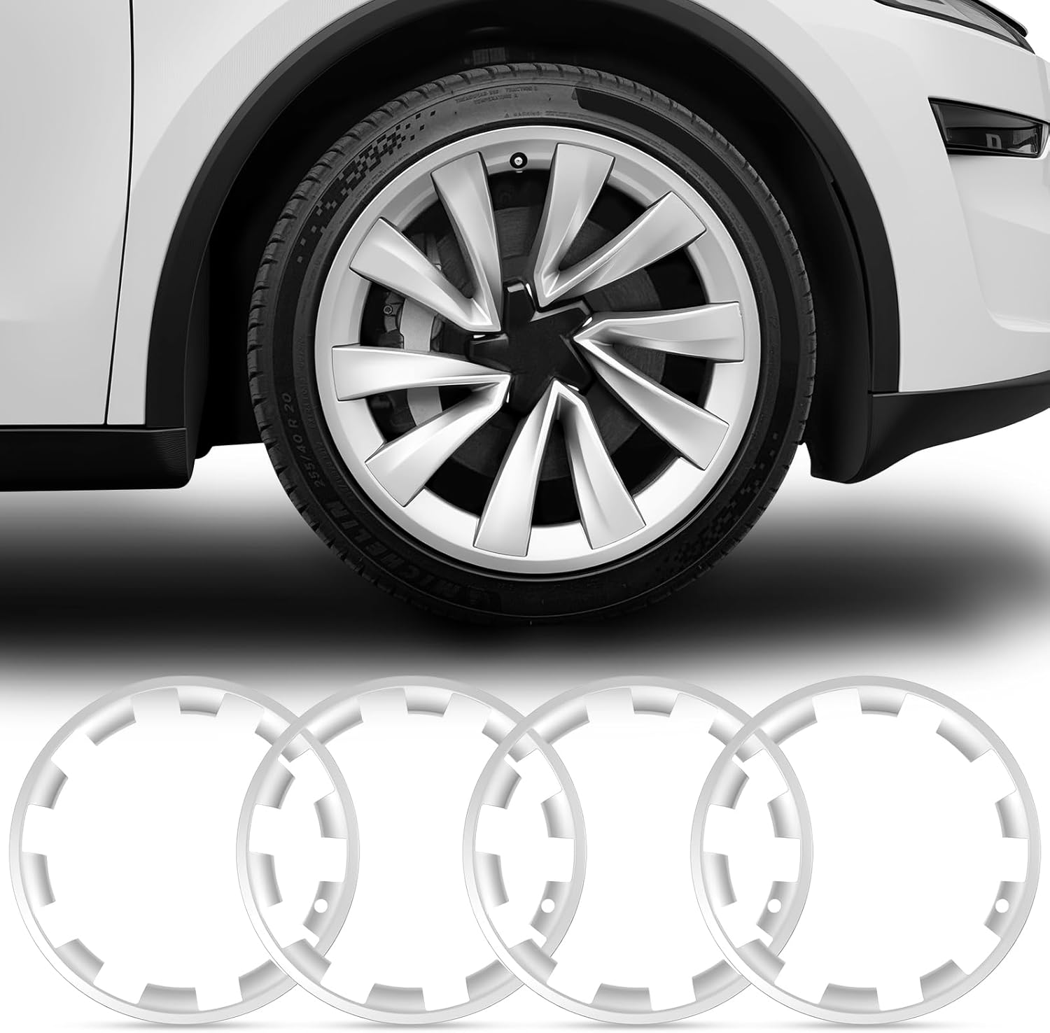 Youten 20" Rim Edge Protectors for Tesla Model Y Juniper