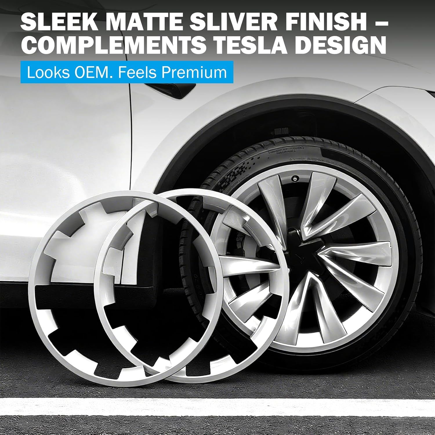 Youten 20" Rim Edge Protectors for Tesla Model Y Juniper