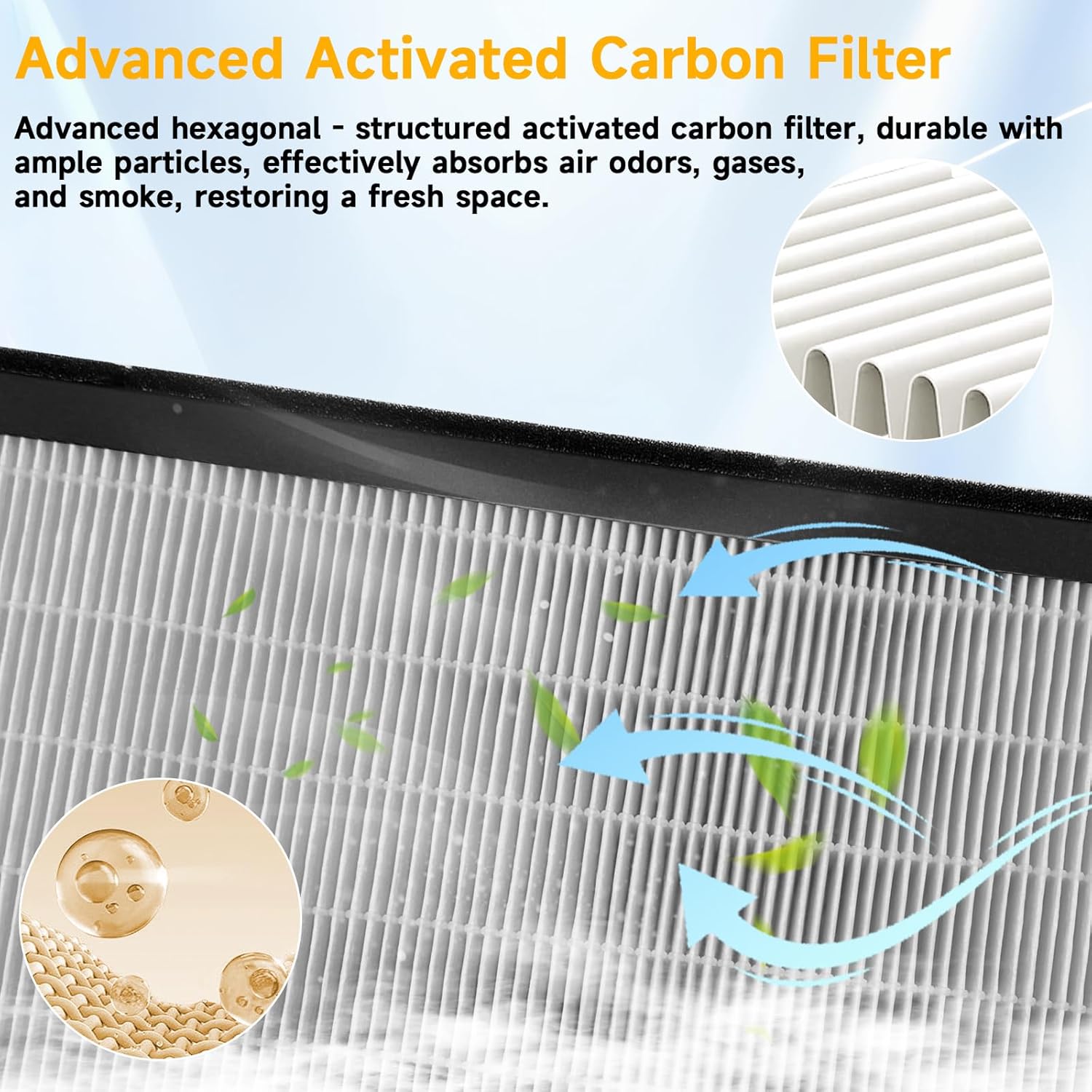 Youten HEPA Carbon Cabin Air Filter Kit for 2020-2026 Tesla Model Y/Model YL/Model Y Juniper, 4-Pack with Installation Tools
