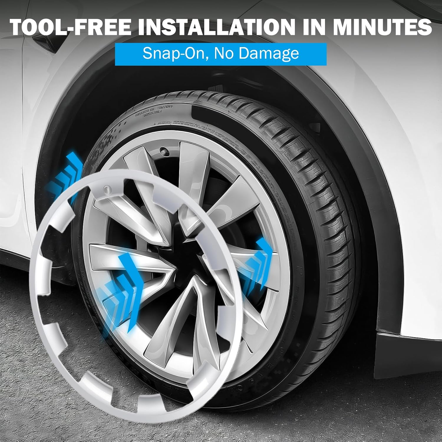 Youten 20" Rim Edge Protectors for Tesla Model Y Juniper