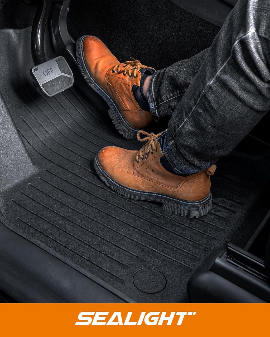 Youten Full Set TPE Floor Mats for 2024-2026 Tesla Model 3 Highland, All Weather Waterproof Anti-Slip Floor Liners