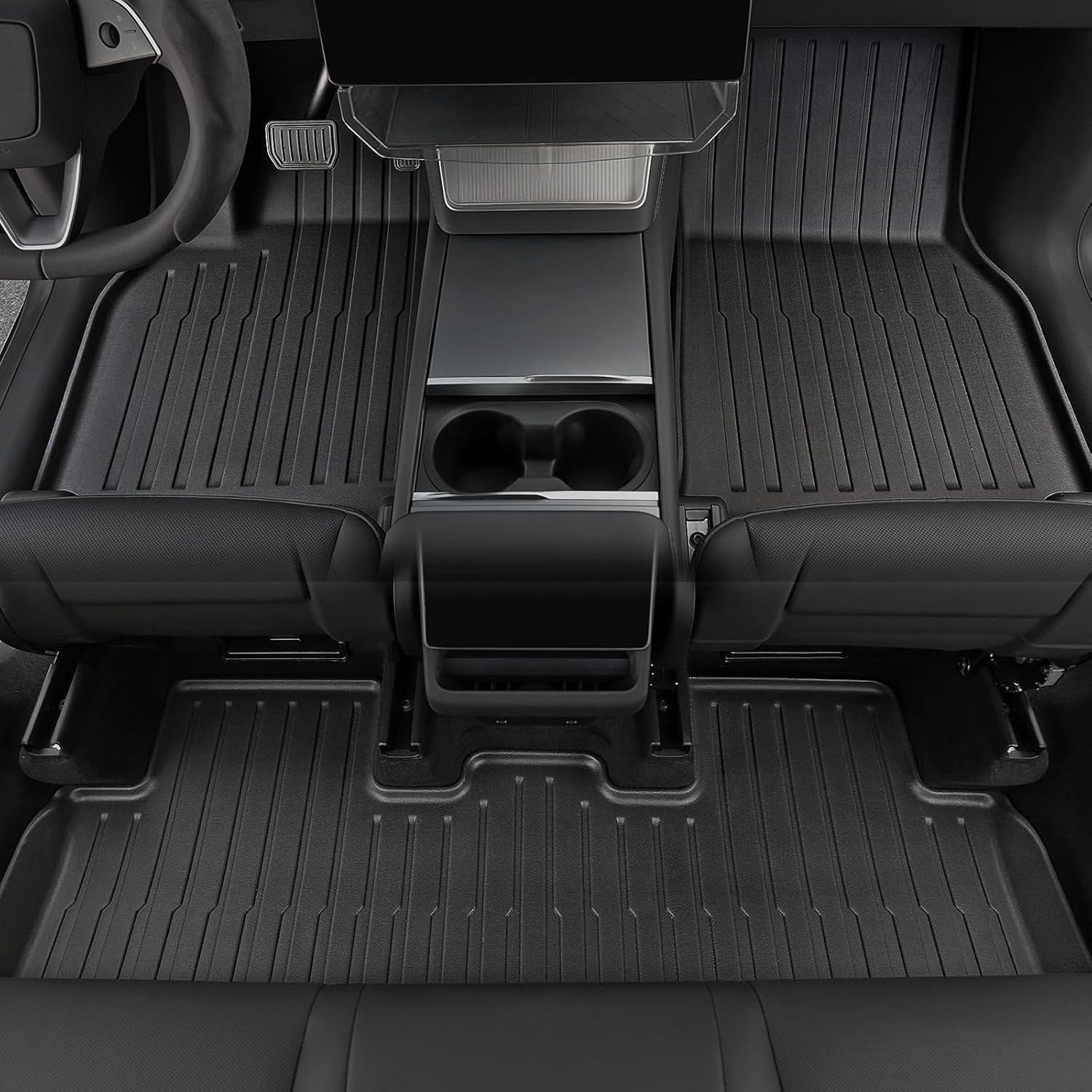 Youten TPE Floor Mats for Tesla Model Y Juniper (Half Coverage)