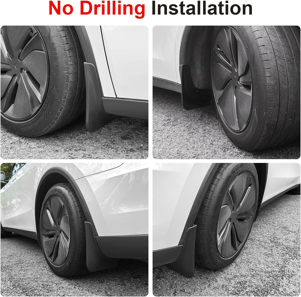 Youten ABS Mud Flaps for Tesla Model Y Juniper | Set of 4