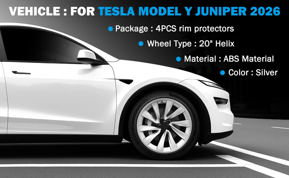 Youten 20" Rim Edge Protectors for Tesla Model Y Juniper
